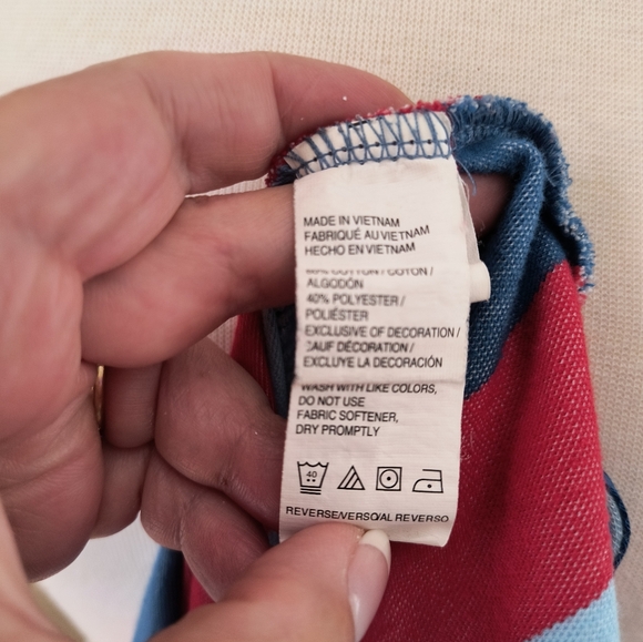 Men's Red and Blue Izod Advantage Performance Natural Stretch Polo 4XL - Picture 8 of 8